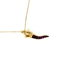 Collana CikOrefice Gioielli Donna in Oro Rubino 0.52 Ct CKDCOAUB007 - CKDCOAUB007